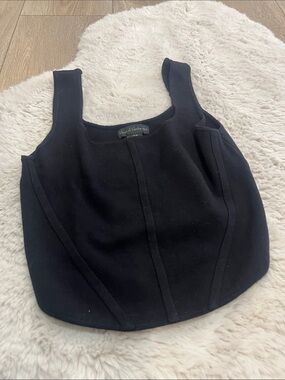 House of Harlow corset crop tank M